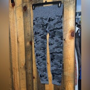 Gray Camouflage Leggings